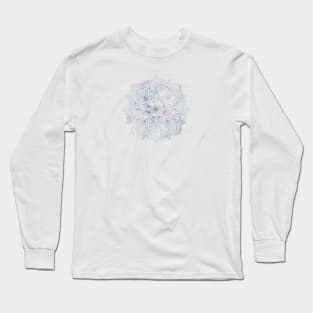 Iridescent Rainbow Pretty Mandala Long Sleeve T-Shirt